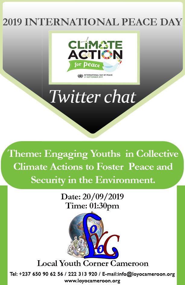 pivagistica's tweet photo. Join us on twitter live chat, to celebrate the international peace day. #ClimateAction4Peace
@Irish_Aid 
@LionGate 
@etisalat 
@7sainaljassmi 
@Total 
@Siemens_Energy https://t.co/vW3ClJEwv8