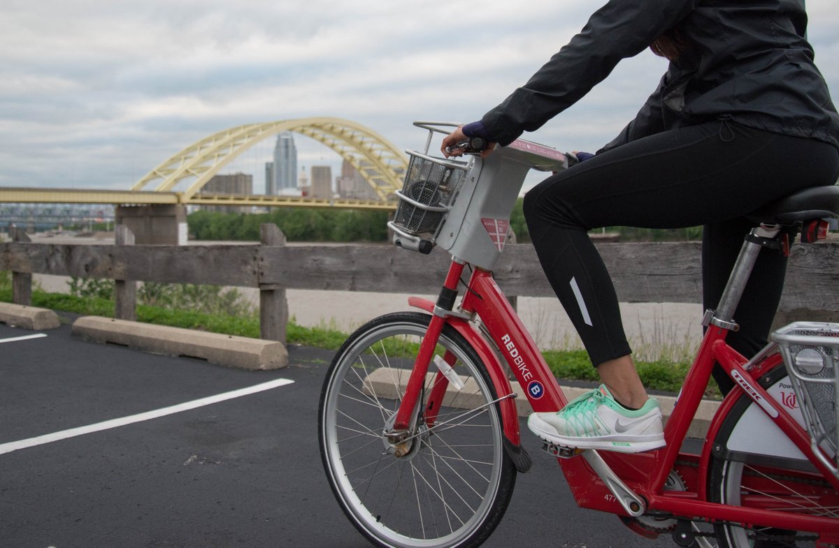 Look at that view! Take a #CincyRedBike to see all the great views around Cincinnati.