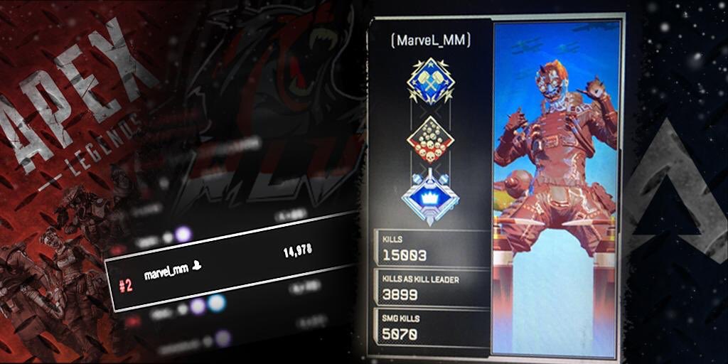 AL9NClan's tweet photo. حقق لاعبنا @Marvel_Msh3L المركز الثاني على تصنيف القتلات في لعبة #ApexLegends 🔥🐺
الحمدلله دائماً و ابداً و للمجد بقية
#RegionOfWolves https://t.co/3A654dQ8Zc
