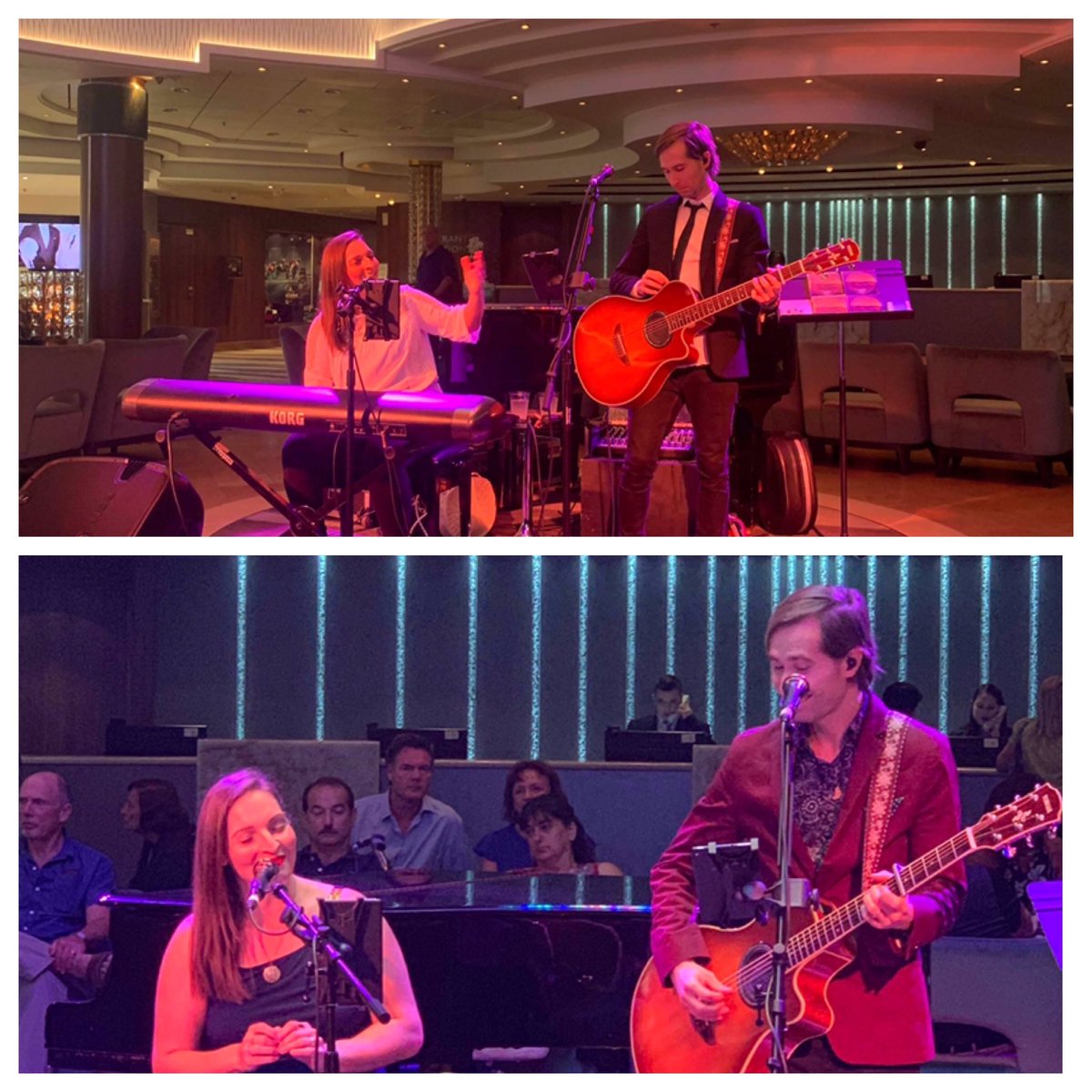 AzaleaMusic's tweet photo. NCL Jade Atrium - Photos courtesy of our lovely new friend Sherry DeRhodes!
#Azalea #Azaleana #AzaleaMusic #AzaleaHamont #AzaleaNCL
#SumanEnt #SEG #NCL #NorwegianCruiseLine #CruiseShipMusicians #WeLoveOurJob https://t.co/5c6ItYfSAj