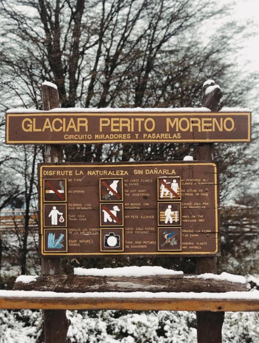 Nevando 🌨 Ahora en el 
Glaciar Perito Moreno 
PH Federico Ciariallo