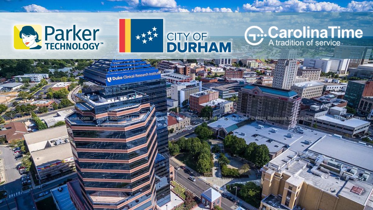 HelpMeParker's tweet photo. Our first garage in @DurhamBIDS is live. Morgan-Rigsbee is the first of five garages in this project. A big thanks to #CarolinaTime for helping with the install. #municipality #newclient #newgarage #parkingfacility #authenticconcern #customerexperience https://t.co/r2MjgDVsY3