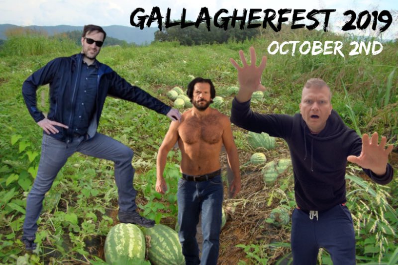 GALLAGHERFEST with special guest MILVERINE October 2nd (the more RT’s the more special guests)