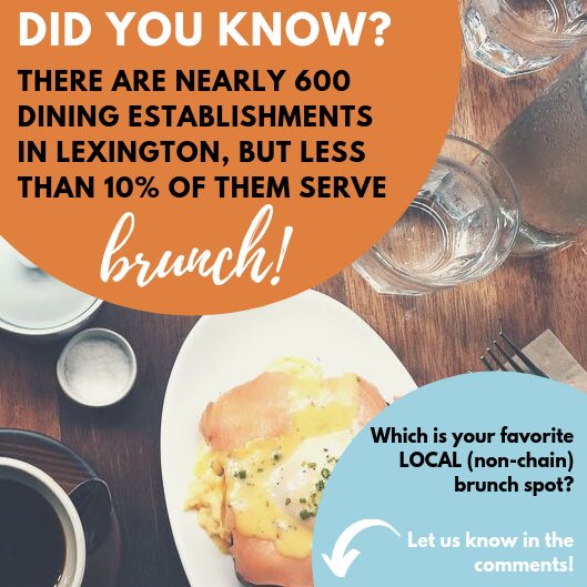 brunchbluegrass's tweet photo. It’s no fun to choose just one, but we want to know which local hot spot tops your brunch list and why you love them!  Let us know in the comments below! ⬇️ https://t.co/SA8P2T83hc