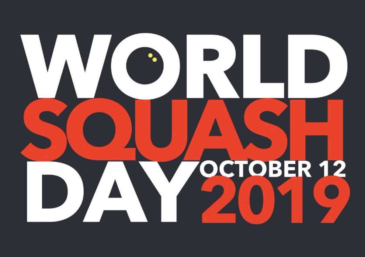 Come and join us for #WorldSquashDay : The Big Hit on Saturday 12th October when we celebrate Squash; a sport of fun &amp; fitness; with a day of FREE taster sessions and FREE play for everyone! Lots of <a href="/Karakal/">karakal</a> goodies to be won too! #WorldSquashDay