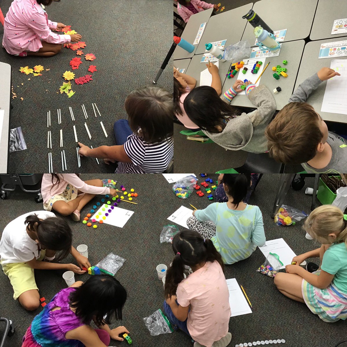 Counting collections and skip counting to practice efficient strategies! #sycridge #dmusd