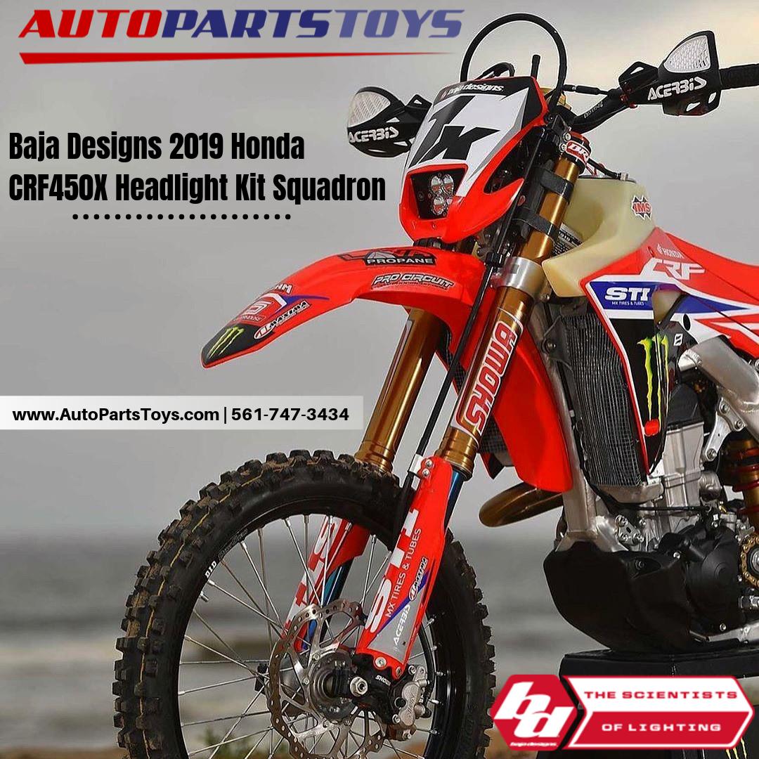 AutoPartsToys on X Baja Designs 2019 Honda CRF450X Headlight Kit Squadron Pro 490051 . Buy From https t RXLmi9YsZg . BajaDesigns Honda HeadlightKit https t q7Dp1fvrue X