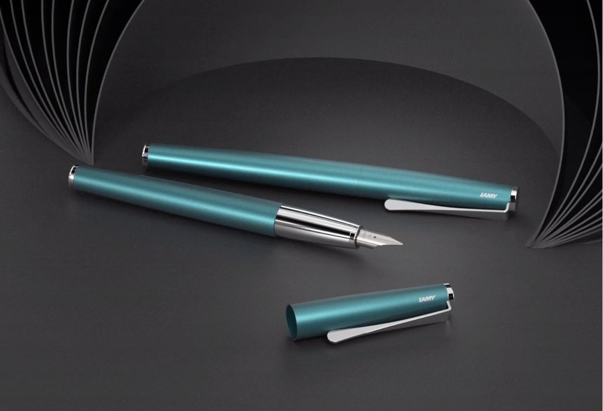penluvr2's tweet photo. The beautiful Lamy aquamarine studio fountain pen now in stock here at Pen Lovers Paradise. Get your here today or order online anytime. #penloversparadise #pens #writinginstruments #lamy #fountainpens #lamyfountainpens #lamystudio #lamystudioaquamarine #lamystudiospecialedition https://t.co/0YaNZEYjn4