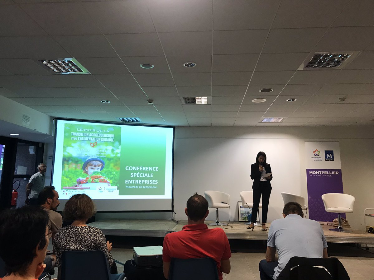 Début de la conférence spéciale #entreprises &amp; #alimentation #durable