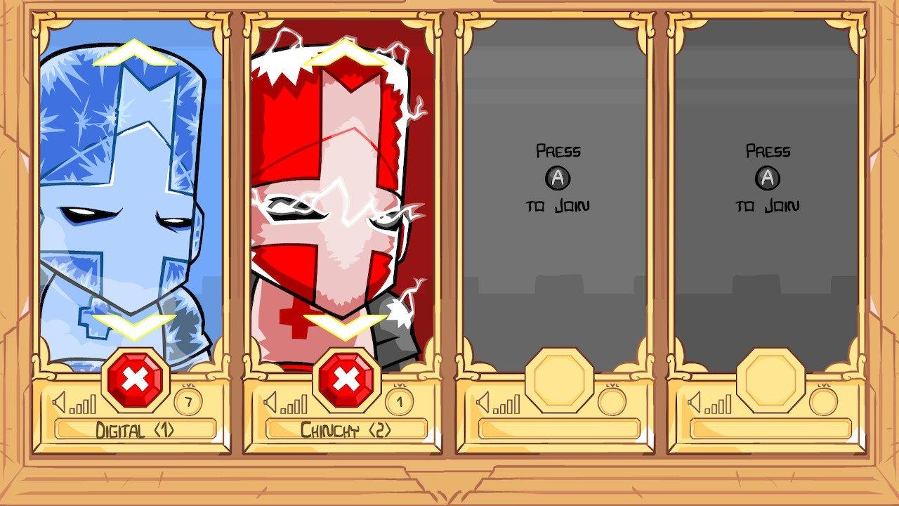 Nintendeal on X: 🚨 Castle Crashers Remastered PSA 🚨 If there are  multiple user profiles on a Nintendo Switch system, other players can press  the Y button on the character select screen