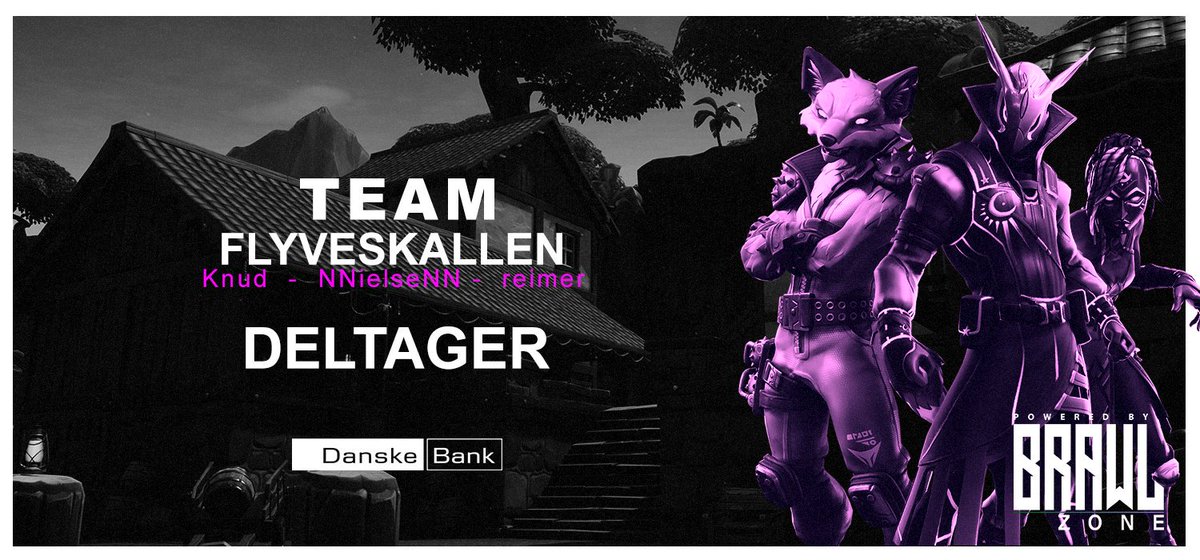 BrawlZonegg's tweet photo. BZ -Trio Cup Deltagere 20/09-19

@reimerFN
@NNielseNN_ 
@miniknud

#Fortnite #BrawlZone 
@DanskeBank_DK https://t.co/TdATvPpMPt