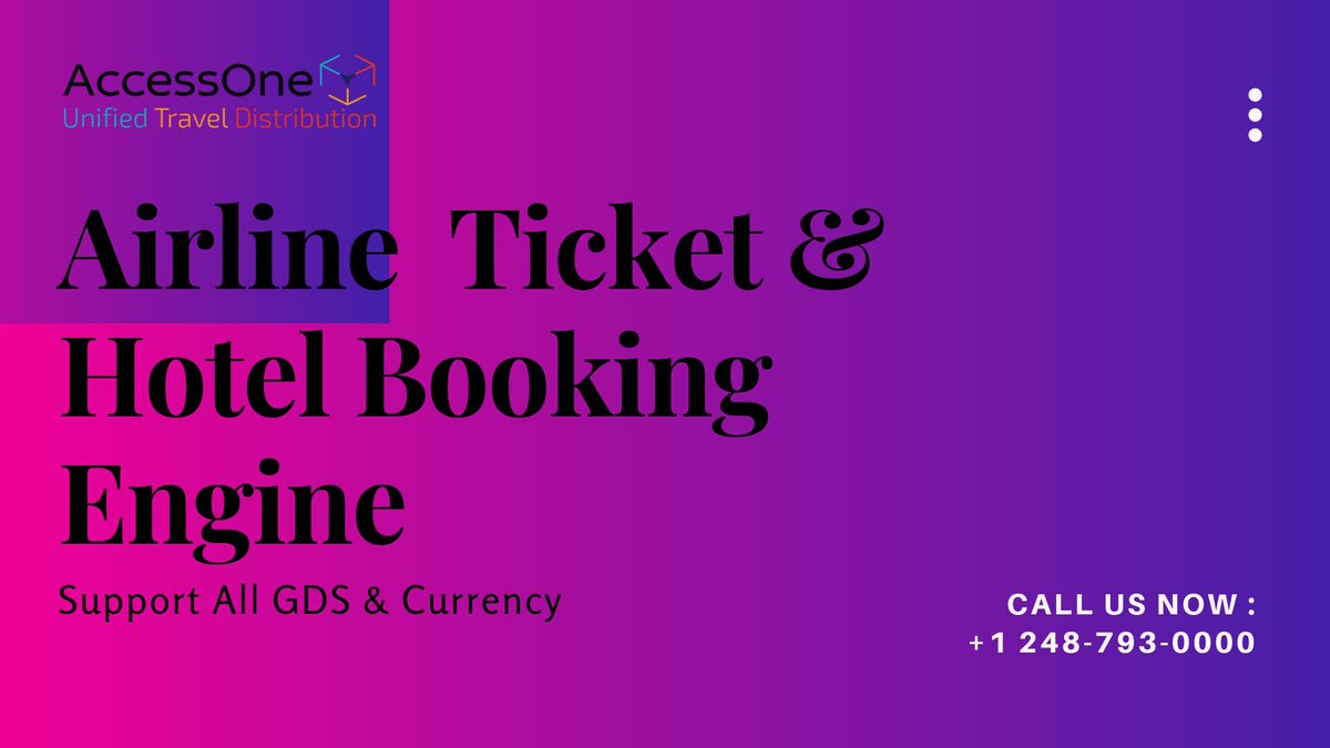 Hi, To get booking engine or API please do signup here accessone.io/Register.aspx so our team can contact you
#IBE #WhiteLabel #Airline #Hotel #BokingEngine #ReservationSystem