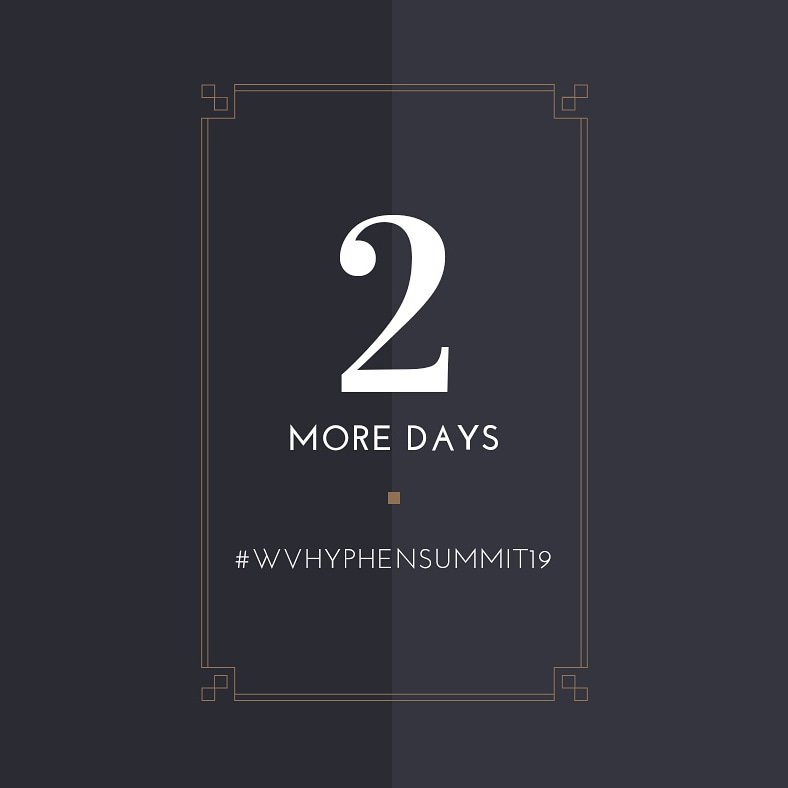 WVHyphen's tweet photo. Two. More. Days! Pre-registration for $35 ends tonight. At the door rate is still only $45. https://t.co/Ail0r2gy6M