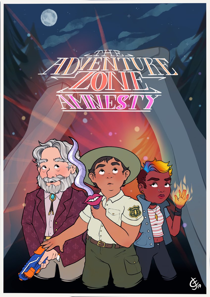 @TheZoneCast Here's some of my Amnesty fanart! #TheZoneCast ? I'm not ready for it to be over yet!! 