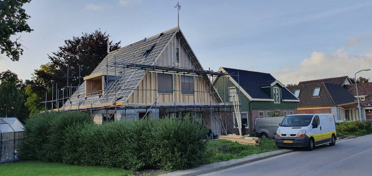 ProPrefab's tweet image. Weer een houtskelet bouw elementen geleverd en opgebouwd.
proprefab.nl