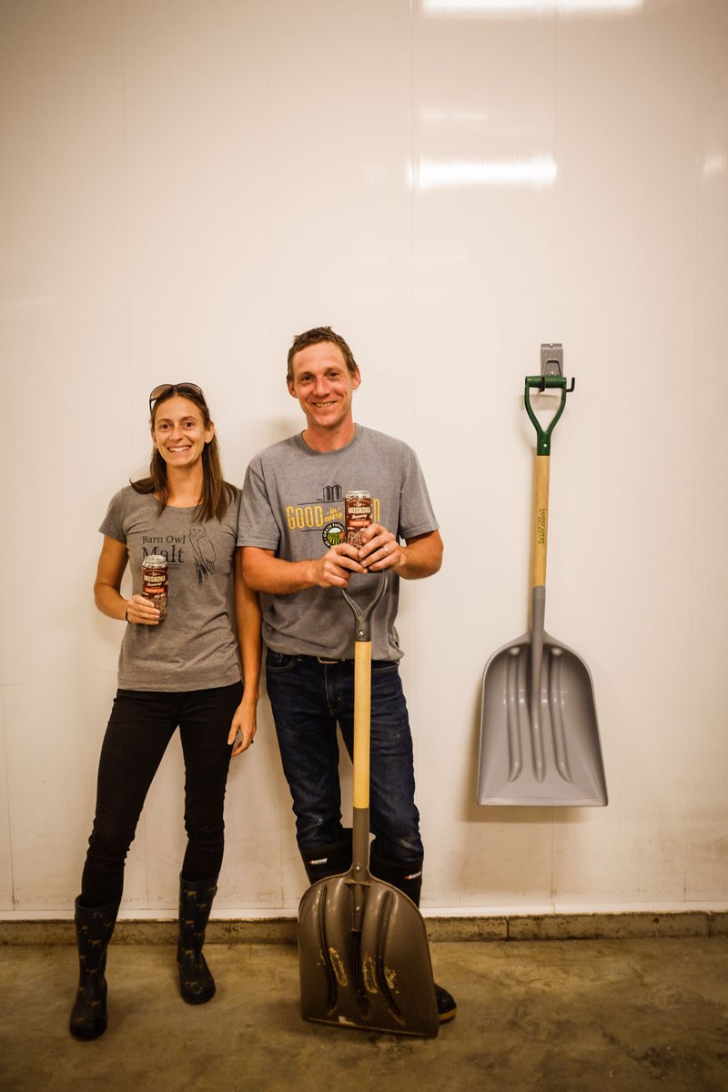 What makes #HarvestAle so special isn't just the full fall flavour (though that's big). It's the people like Leslie and Devin that made it possible to create a 100% local brew. Meet the folks behind the beer: buff.ly/2LWanTr