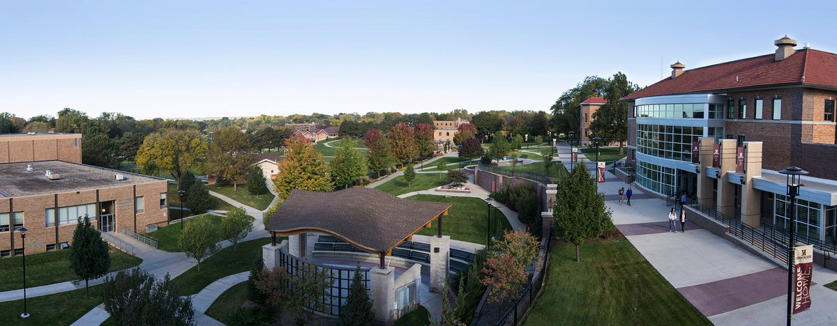MorningsideEdu's tweet photo. In celebration of #MsideHoco and our #Mside125th, we are doing a few extra throwback posts this week. One of the greatest changes at Mside has happened to campus over the last 20 years. Check out the parking lots of the 00s compared to our beautiful Hilker Campus Mall today. https://t.co/flKNoUHtmJ