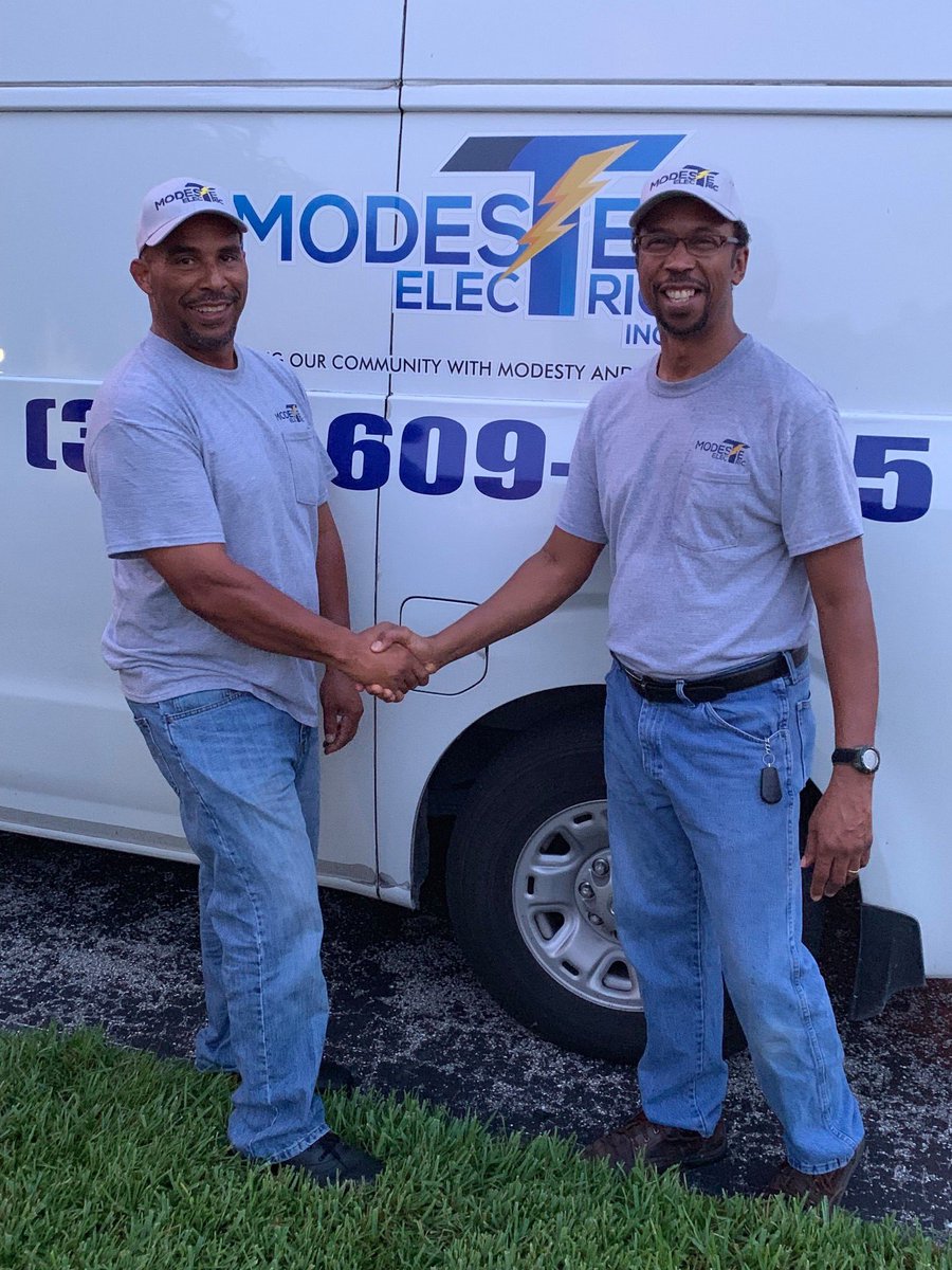 ModesteElectric's tweet photo. πββοΈπββοΈThis brother duo is the driving force behind Modeste Electric Inc! Like, follow and subscribe to discover who they are and why they began this venture.π
#miamielectrician #ModesteElectric #WeLoveWhatWeDo #entrepreneurship #blackownedbusiness #familybusiness https://t.co/kQkvJhAp3g