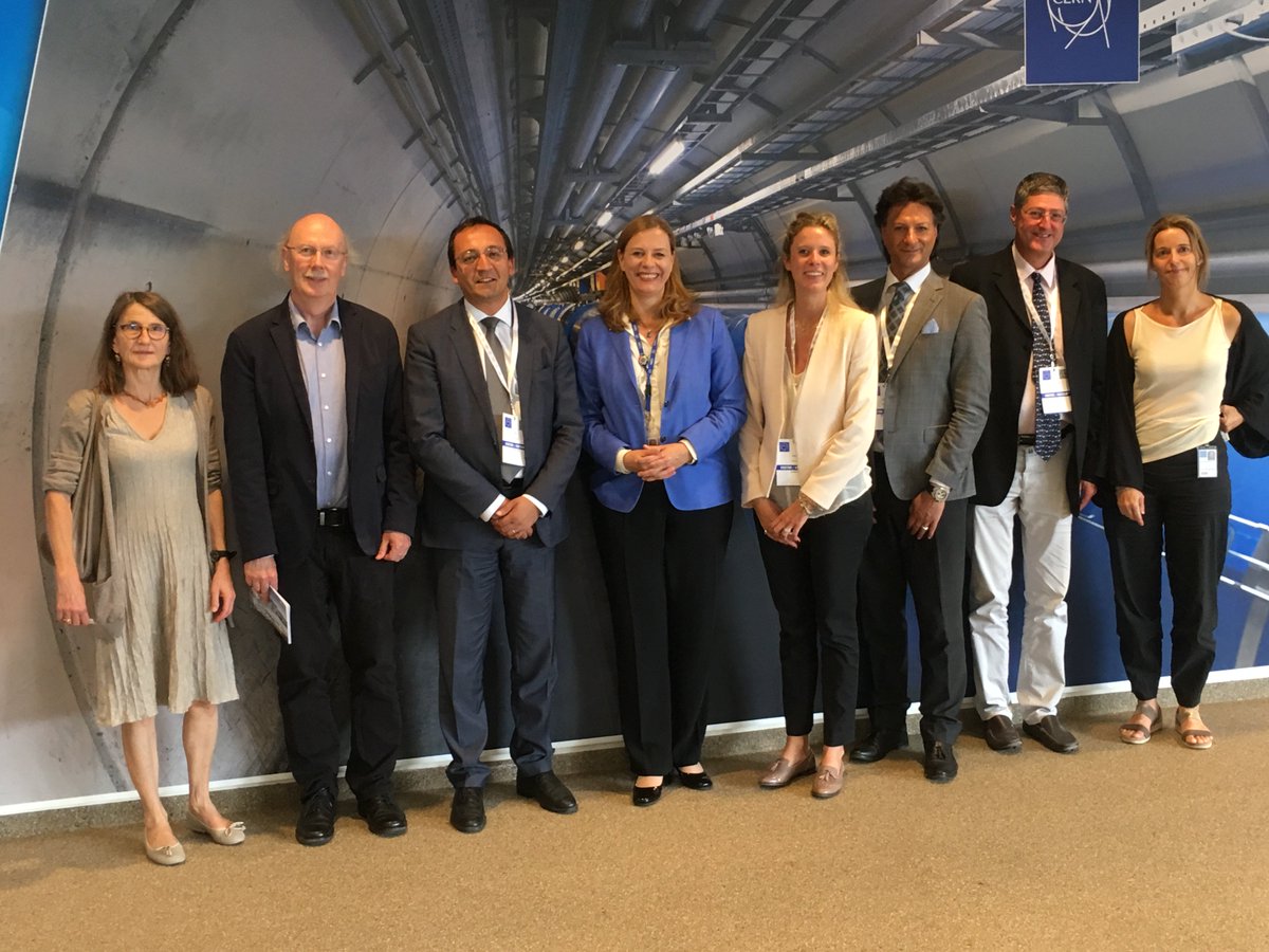 A great pleasure to welcome friends from @CagiGeneva Intl Geneva Welcome Centre, looking forward to working closer together to support members of our @CERN family when they come to the region so they can make the most of their time here #sciencediplomacy #internationalGeneva