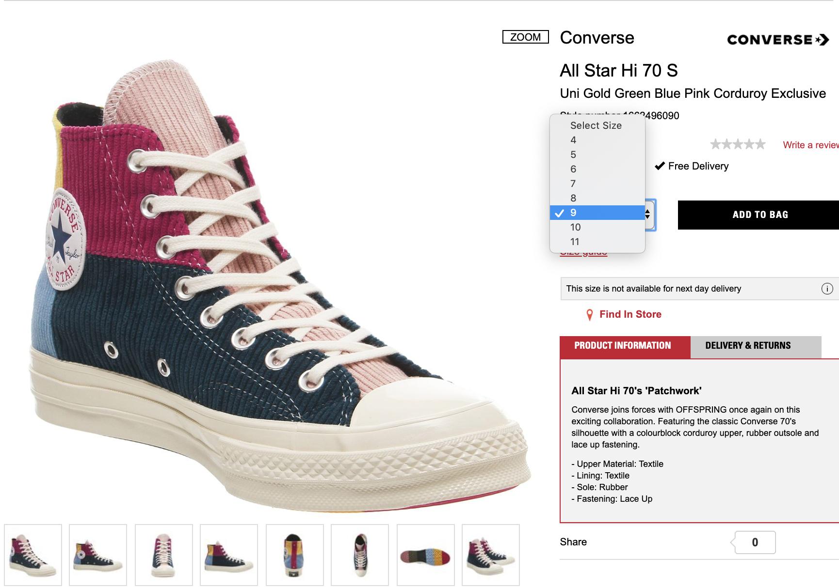 converse 70s corduroy