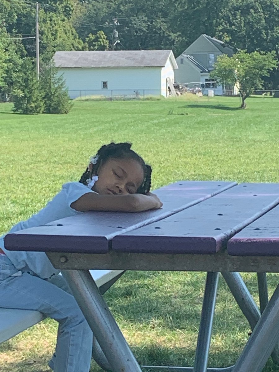 You know you have worked hard when you rest at recess #grayhoundnation