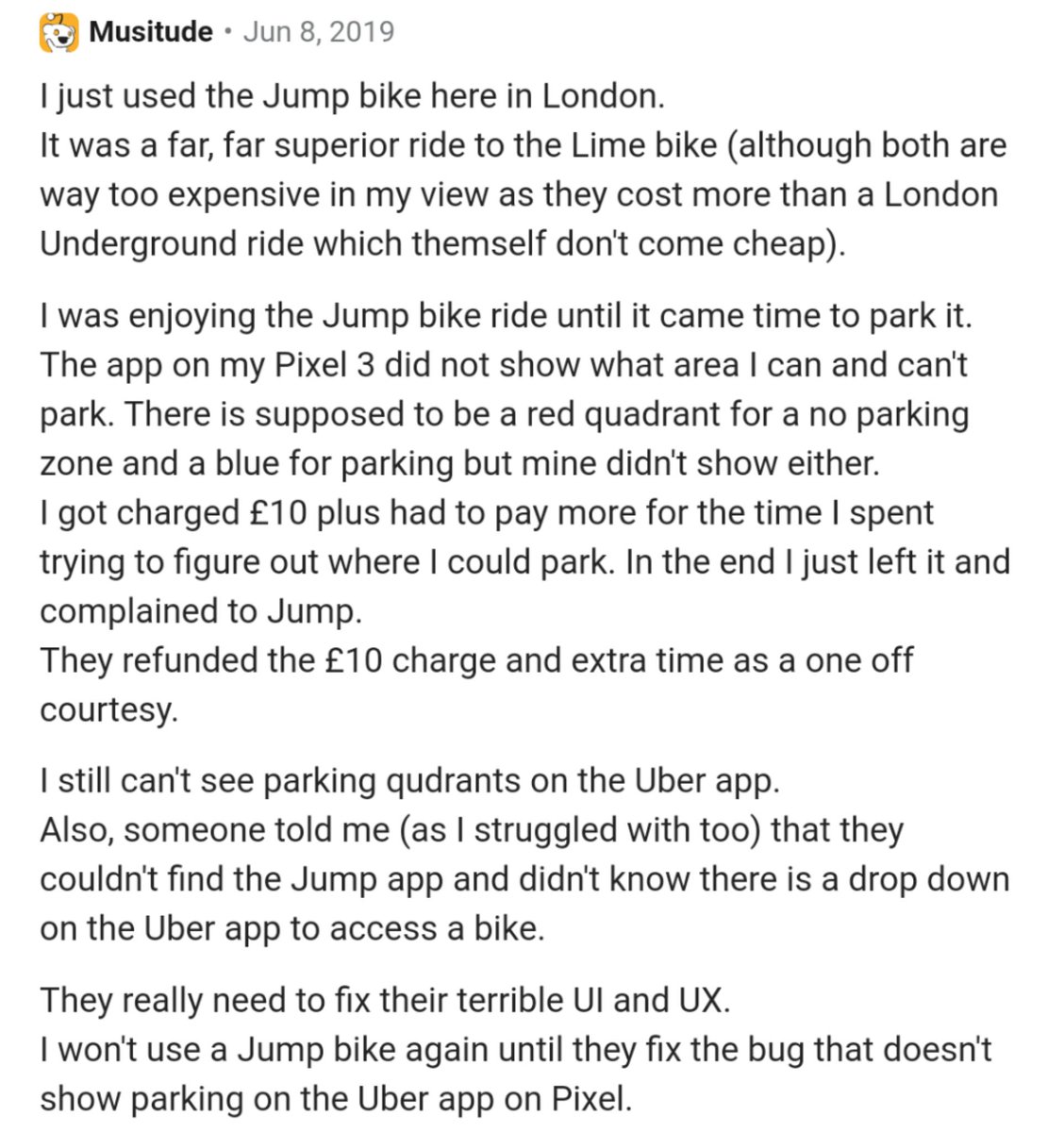 jump bike parking zone