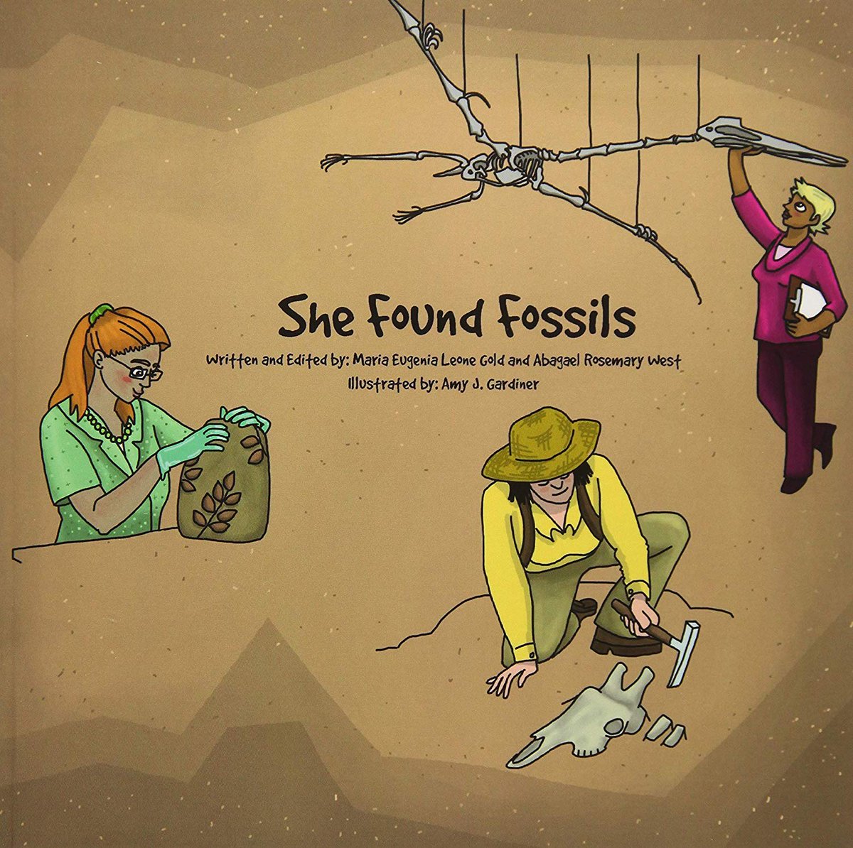SuperwomenSci's tweet photo. In Ep. 13 we highlighted She Found Fossils by @DrNeurosaurus, a picture book about the history and present diversity of women in paleontology! 🦖🦕⛏️ #SciLit https://t.co/OML26IezB5