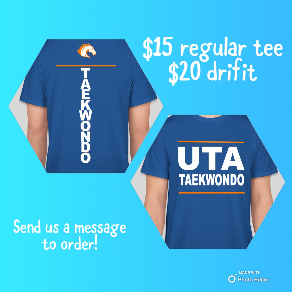 mavs_tkd's tweet photo. Message us to order! https://t.co/H3Mi5oozaz