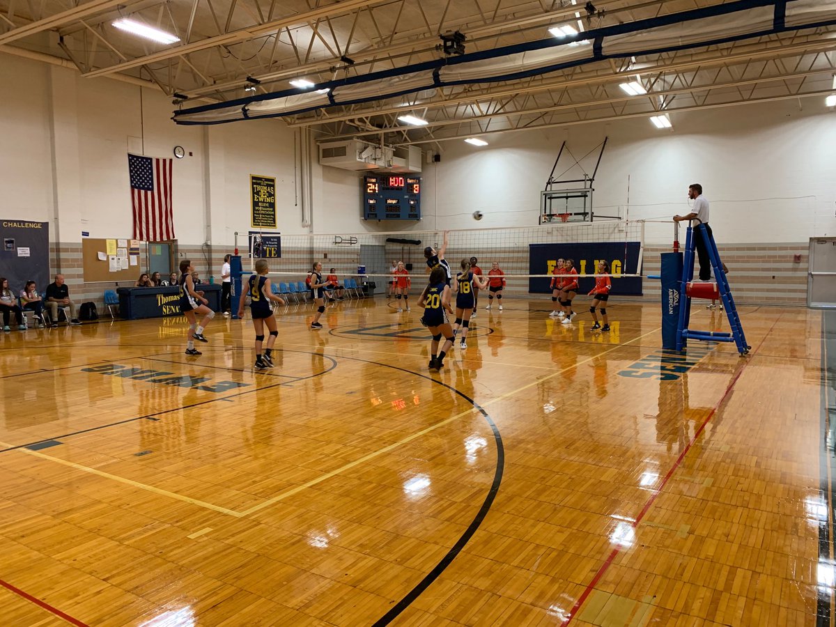b_lawson1's tweet photo. Game 1 against Newark Wilson belongs to TEAM EWING 7th Grade Volleyball!!! #EwingTrail #SenatorNation https://t.co/YzpbkGgTLs