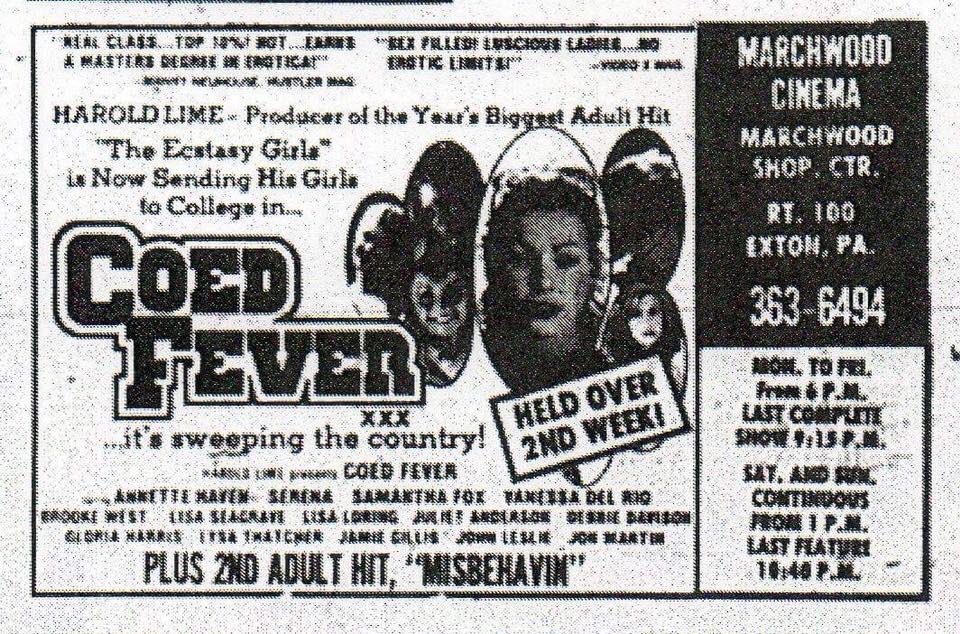 Consenting Adult Theatre On Twitter Co Ed Fever 1980 Vintage Movie Newspaper Ad