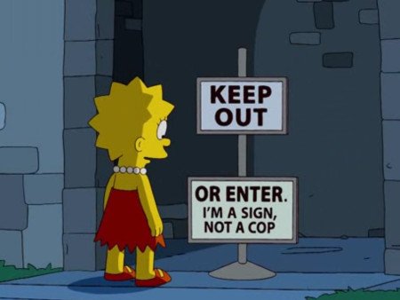 iresimpsonsfans's tweet photo. Let's see a thread of your favourite Simpsons signs https://t.co/0KoWB5c1gb