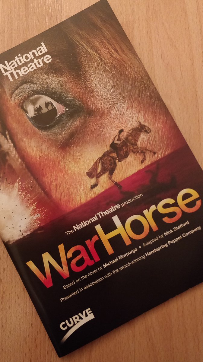 SPaget85's tweet photo. I've wanted to see @WarHorseOnStage for ages. Tonight @CurveLeicester didn't disappoint. Emotionally broken, I'd see it again in s heart beat #theatre #onetosee https://t.co/EqQw4TcVAK