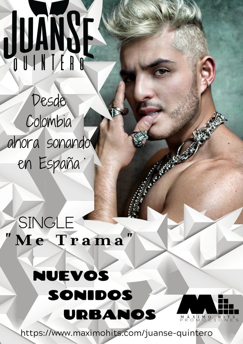 MaximoHITS's tweet photo. #PROMOCIONESPANA  #juansequintero  #Single #MeTrama
@Santi20Santi   @ElFiesta_es  @AsanchezRamirez   @nanshow 
@Michael38574447   
#MusicaUrbana   #nuevossonidosurbanos #Colombia #Bogota  #Espana #Madrid #Europa #Italia  #MiamiFL  #RepublicaDominicana https://t.co/VTTQbnBl5f