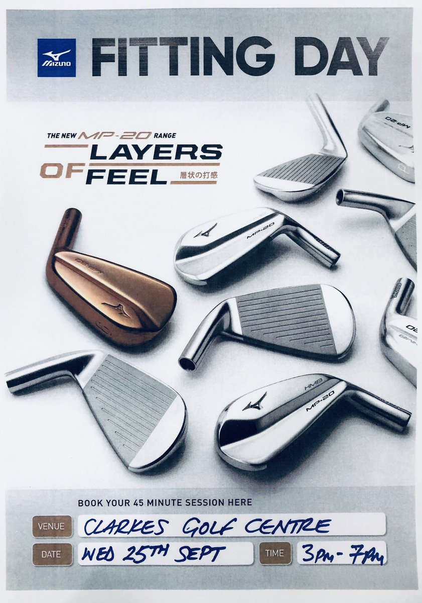 mizuno golf fitting days