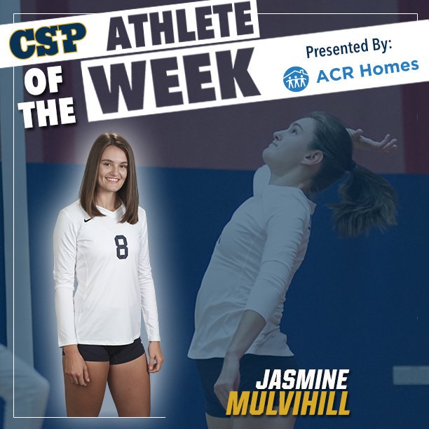 CSPBears's tweet photo. Congrats to Jasmine Mulvihill of @CSPBearsVB on being named @acrhomes CSP Female Athlete of the Week!
🏆DII &amp; NSIC VB Player of the Week
🏆CO Premier All-Tourney Team
🔥3.67 kills/set &amp; .347 pct
🧱1.00 blocks/set
🏆CSP wins Premier!
https://t.co/MfyG9kKLwI
#BeGolden | #WeAreCSP https://t.co/LVjG2NTir0