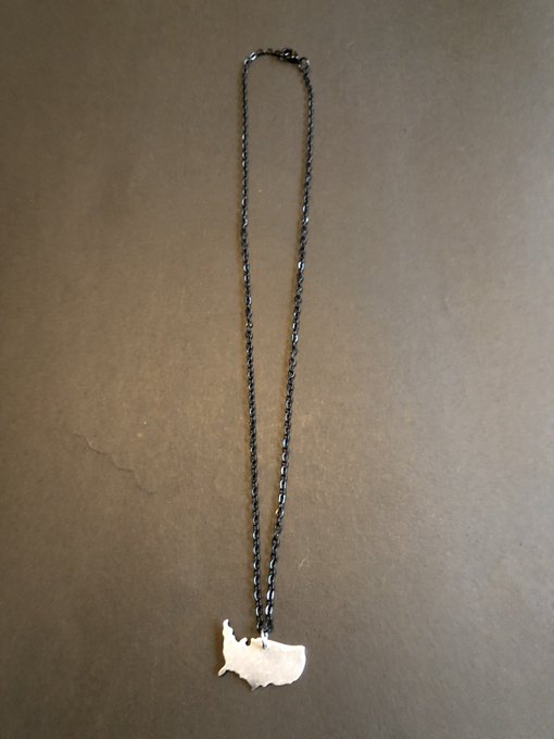 RollJewelry's tweet photo. $8 USA Pendent/ Black Chain
#necklace 
#custommade 
#HandmadeHour 
#rocknroll 
#pendent 
#Georgia 
#Nice 
#cute 
#prettylittlething 
#jewelry 
#jewelryaddiction 
#jewelryshop 
#jewelrylovers 
#jewelrydesign 
#jewelrydesigner 
#USA https://t.co/nhO7u4Ec5c