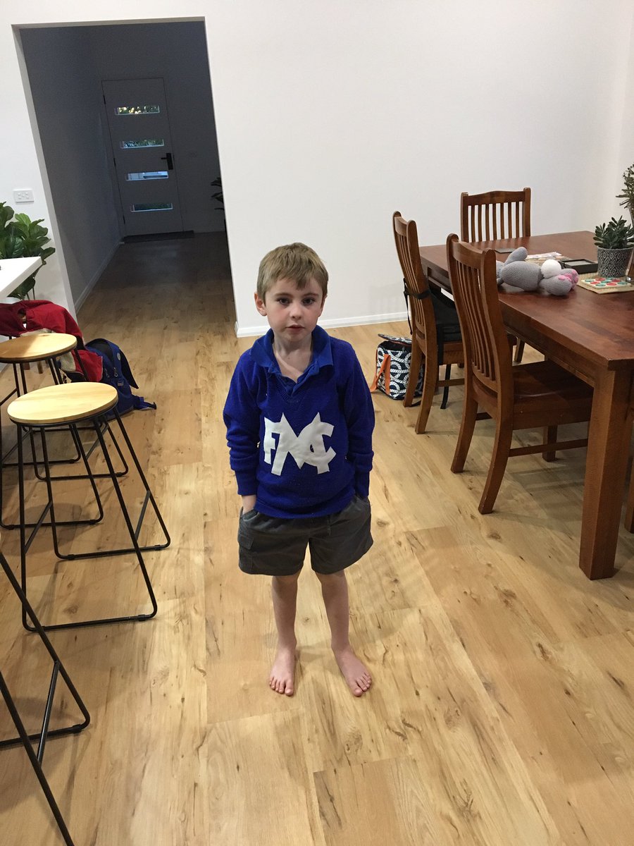 ryan_milgate's tweet photo. Tomorrow Beau gets to wear footy colours to school, he’s going to wear this blast from the past 💪 @BrucePetering @WayneRo34555717 @oldunclemick @chriswalsh008  @TheBurras https://t.co/bqSgAsdtoh