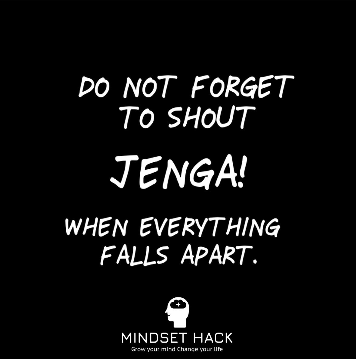 GeorgiCavendish's tweet image. The week getting on top of you?  Just tell Jenga!
#Mindsethack #youcandoit