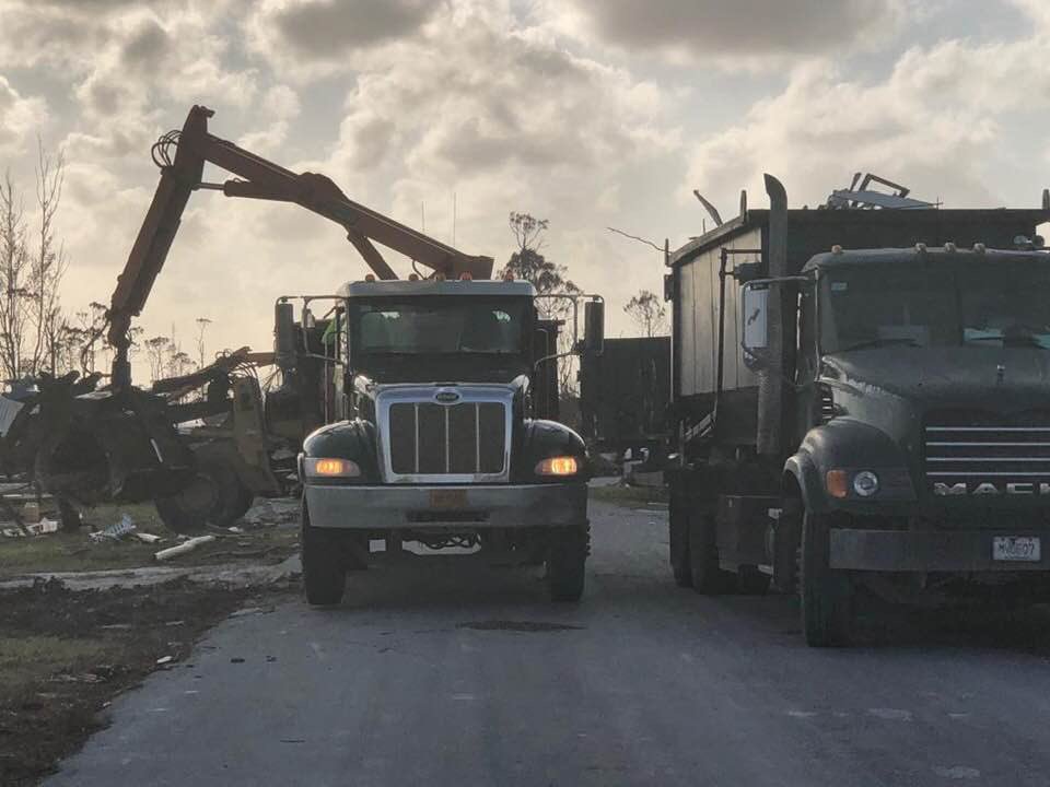 TerranceR3's tweet photo. McClean’s Town Cleanup. 

Sanitation Services are on the job! https://t.co/xTJDqHxLDk