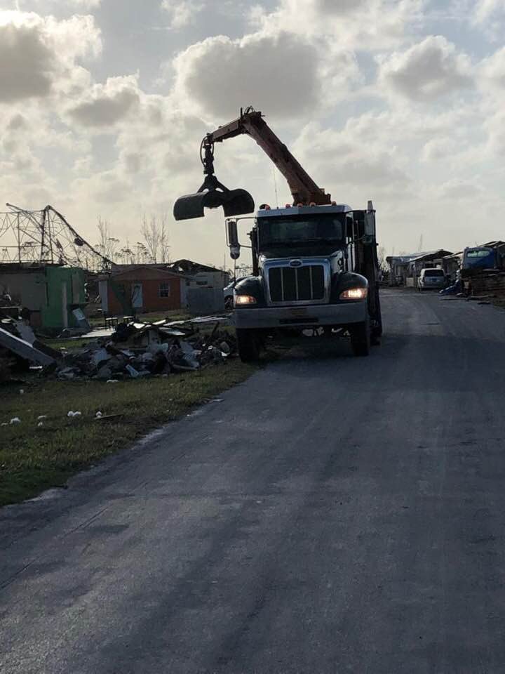 TerranceR3's tweet photo. McClean’s Town Cleanup. 

Sanitation Services are on the job! https://t.co/xTJDqHxLDk