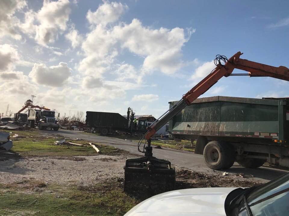 TerranceR3's tweet photo. McClean’s Town Cleanup. 

Sanitation Services are on the job! https://t.co/xTJDqHxLDk
