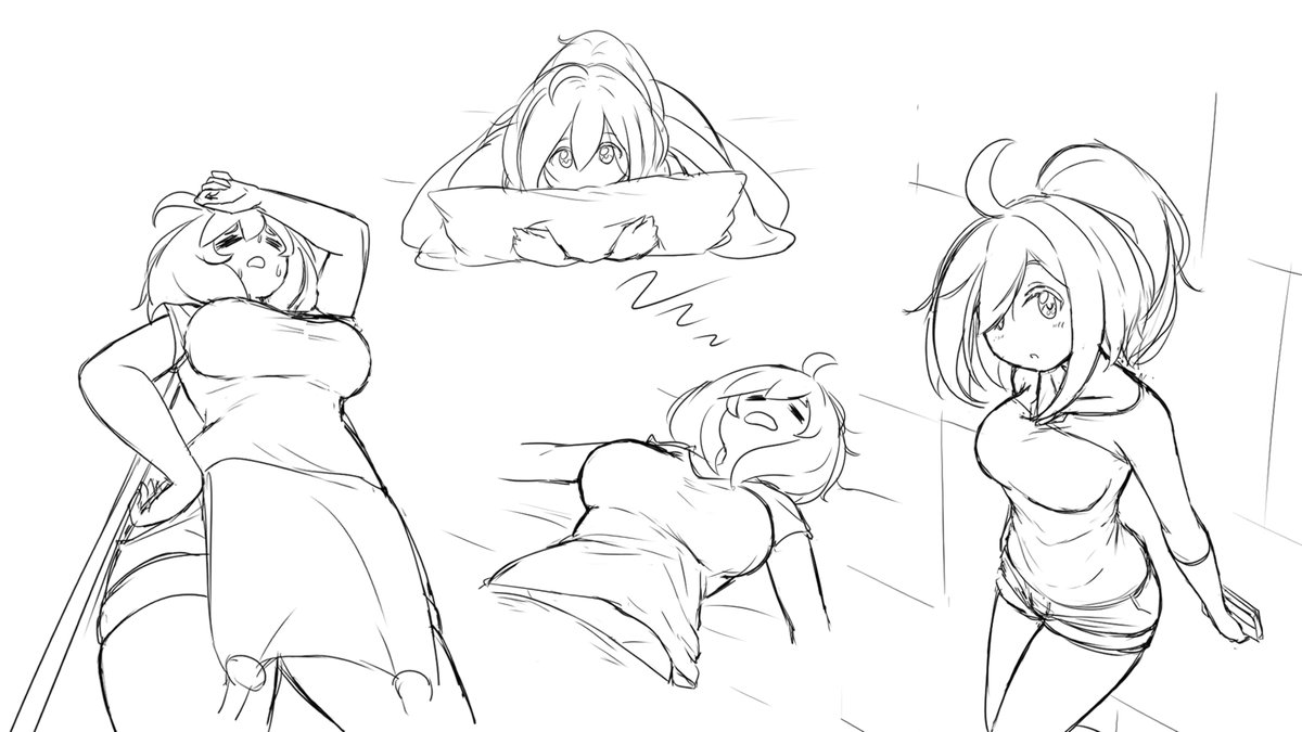 Having one of those days where my self doubts get the better of me and can't help but feel that I just suck at drawing

Did some quick sketches to prove myself wrong

BE GONEEEEE (negative) THOUGHTS 
