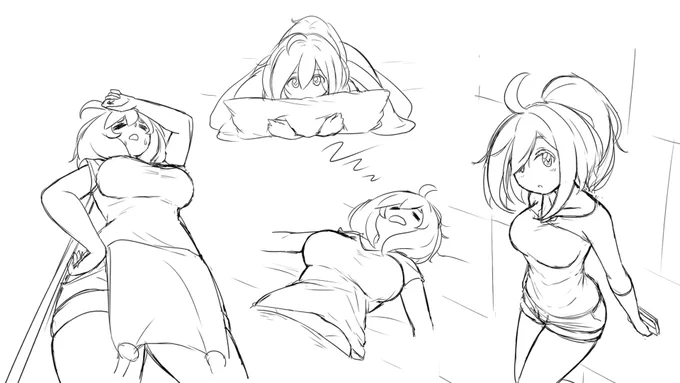 Having one of those days where my self doubts get the better of me and can't help but feel that I just suck at drawing

Did some quick sketches to prove myself wrong

BE GONEEEEE (negative) THOUGHTS 
