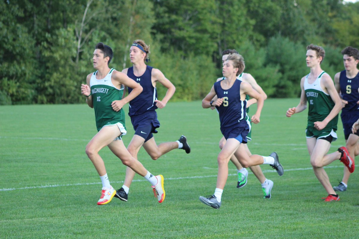 Wachusett’s Isaac Steele leads the men’s cross country team to victory over Shrewsbury in yesterday’s meet.
Top 5 Finishers for Wachusett:
1) Isaac Steele
2)Timmy Brigham
3) Connor Gaudette
4) Simon Eisl
5) Jack King