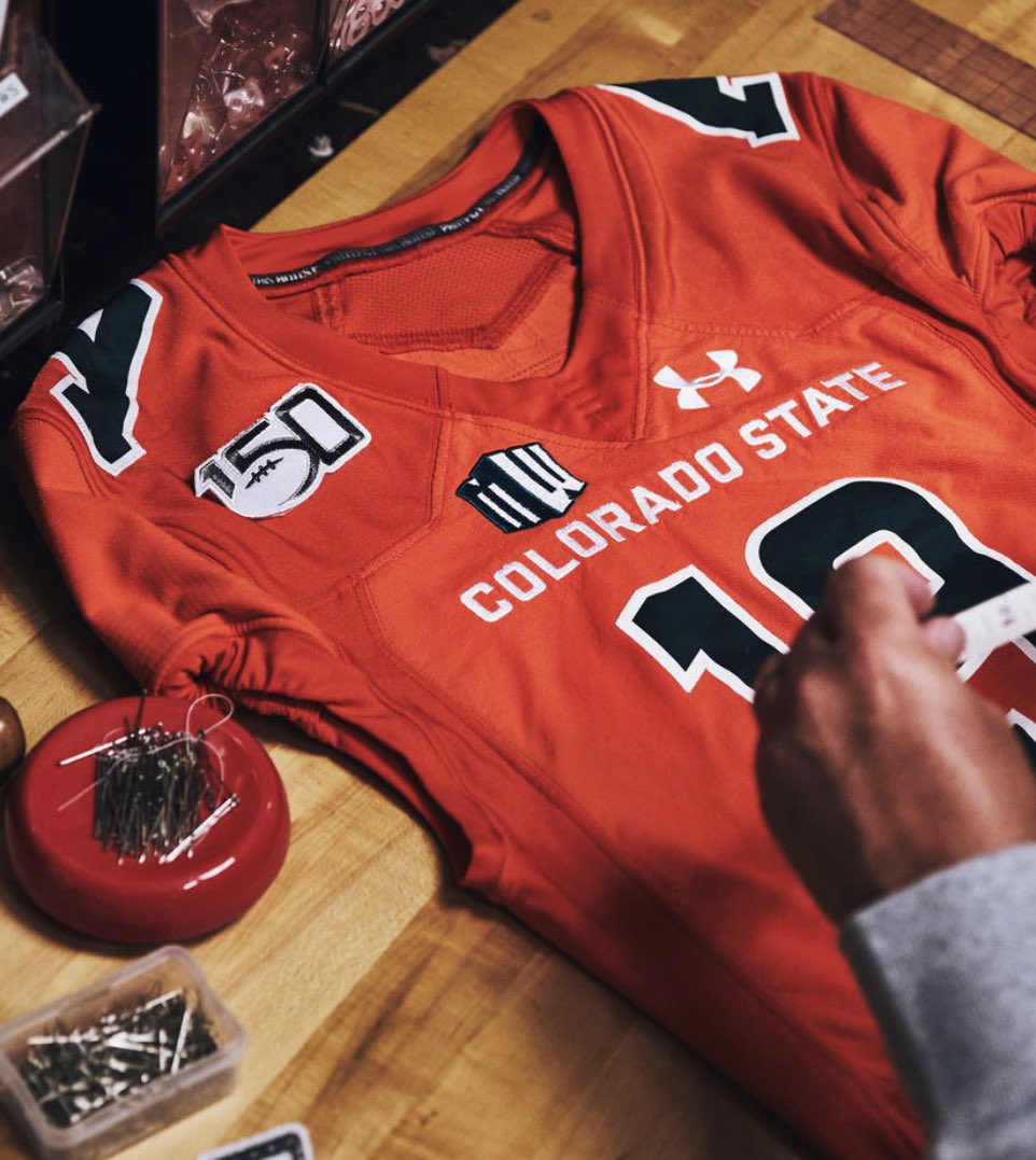 darrenrovell's tweet image. Just giving everyone a heads up: Colorado State will play as Oregon State this weekend. Team is wearing retro uniform from when school was called Colorado Agriculture &amp;amp; Mechanical College.