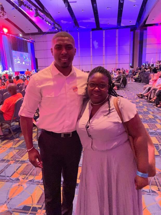 NicForPhilly's tweet photo. With @kendraforphilly at the AFL-CIO #Workers2020 event yesterday evening. 

We support labor! 

#RepublicansOUTWorkingFamiliesIN https://t.co/GNrCemTKuS