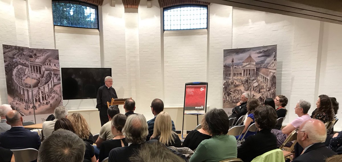 CathedralsPlus's tweet photo. Privileged to listen to the theological insights of Very Revd Jeffrey John, Dean @StAlbansCath prior to a drinks reception and dinner in the Abbey. ⛪ 
And looking very smart @CathedralsPlus delegates
👗 👔👠🥾🍷🍸 https://t.co/avC0Fs1sVc