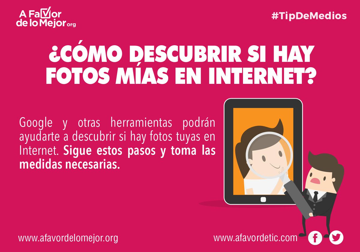 afavordelomejor's tweet photo. #AfavorDeTIC #TipDeMedios ¿Cómo descubrir si hay fotos mías en Internet?
Lee el artículo completo en: 👉https://t.co/AKl2D8CUvH
Consulta más información en:
✅ https://t.co/qWkHhYi9mG https://t.co/MUvbTRivDV