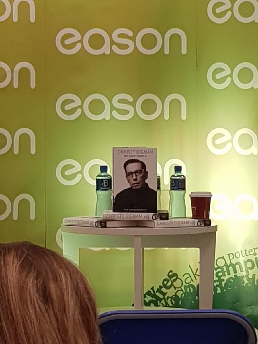 mduffywriter's tweet photo. Very excited waiting for this legend to appear at @easons O'Connell St. #ChristyDignam ❤ https://t.co/eFIwwhcuPb