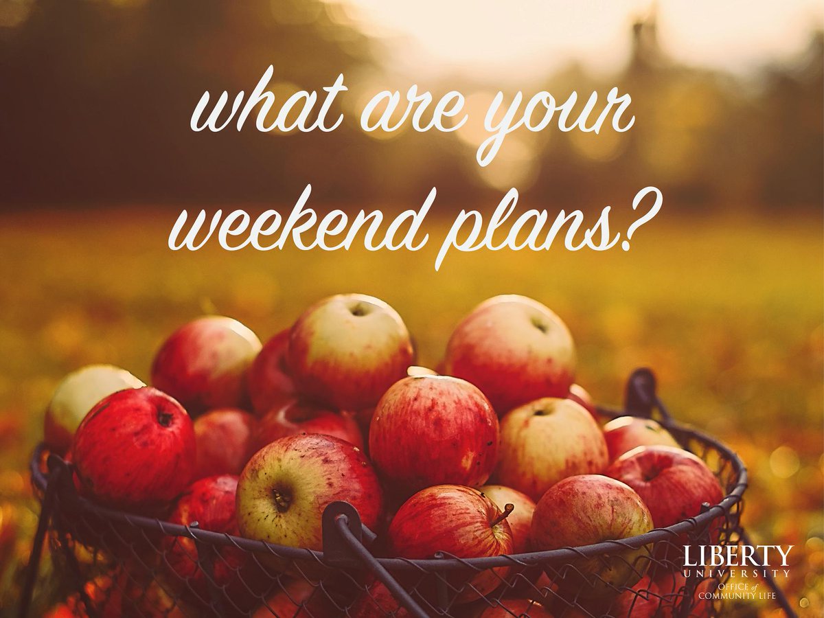 #WeekendPrep #PollQuestion #Friday #LUCommunity #LibertyUniversity